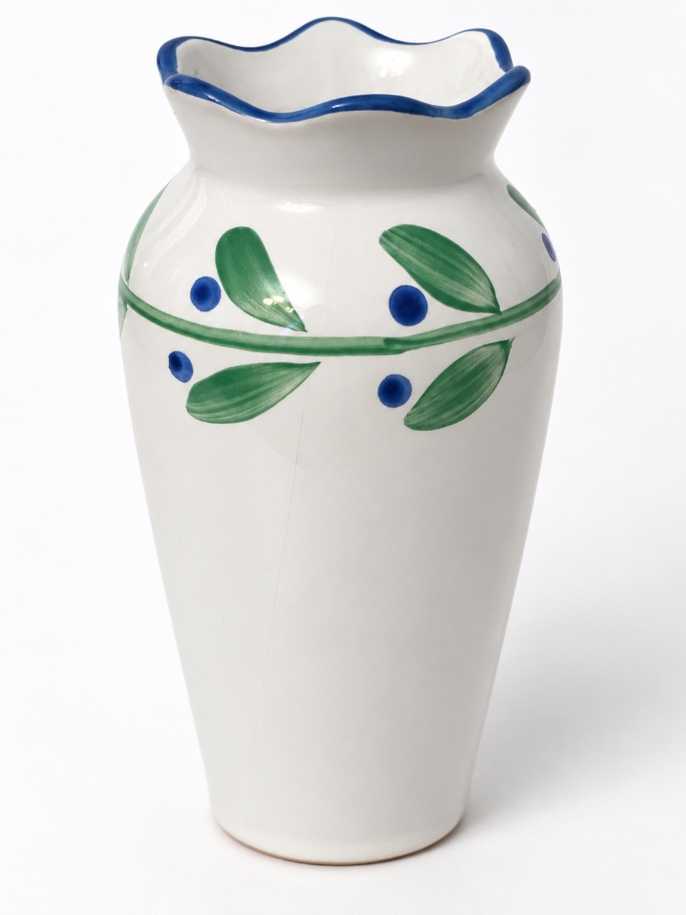 Dansk Portugal Hand-Painted Ceramic Vase – 6 Inches